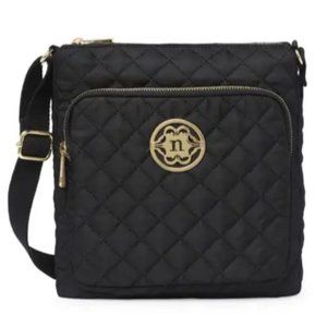 NANETTE LEPORE Washable Quilted Crossbody Black